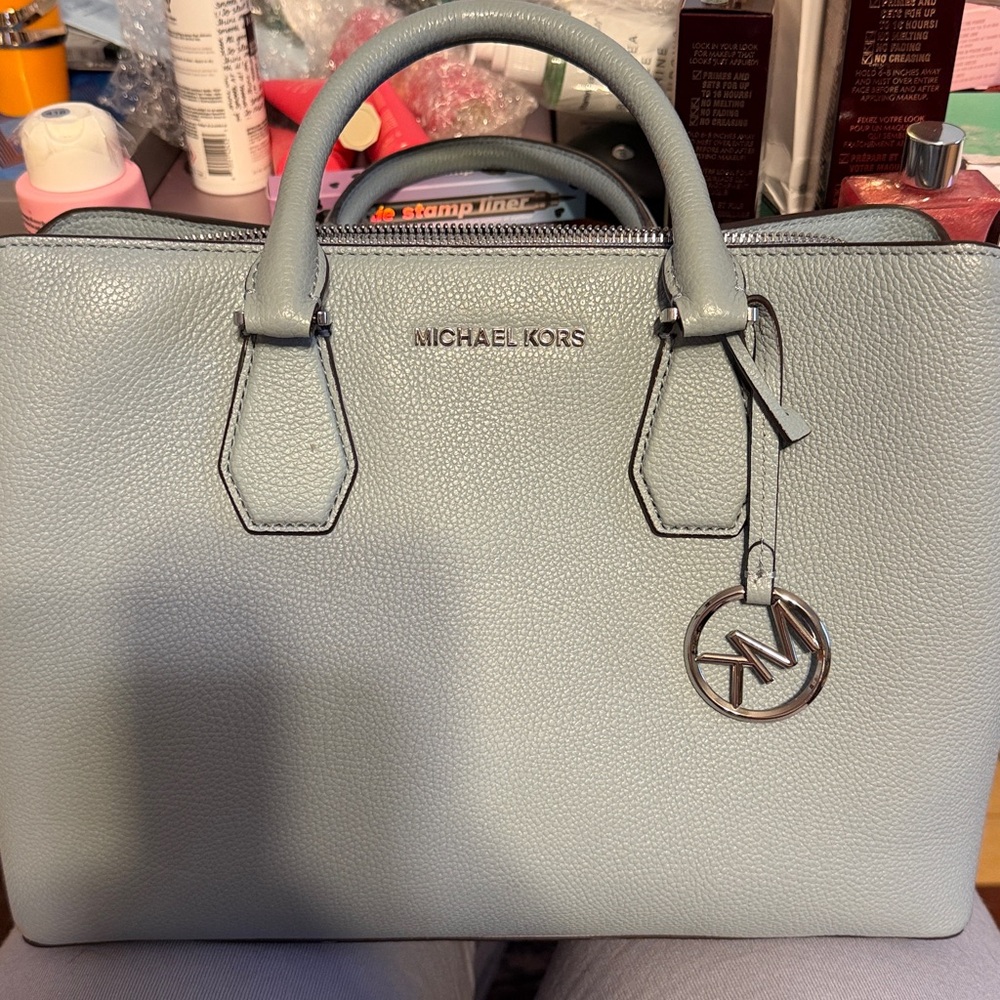 Michael Kors Light Blue Shoulder Bag
